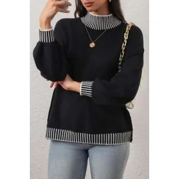 CHYRII Women's Oversized Batwing Sweater for Fall 2024