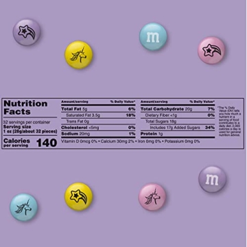 M&M’S Unicorn Milk Chocolate Candy - Perfect for Parties