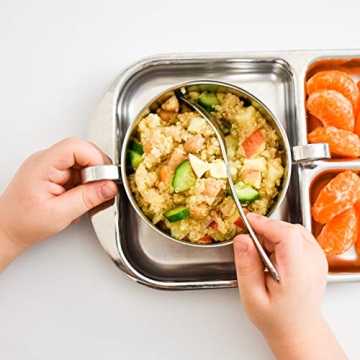 Children's Premium Stainless Steel Dinnerware Set for Kids