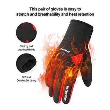 INBIKE Winter Gel Gloves for Cold Weather Cycling