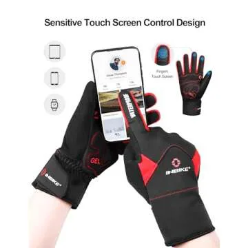 INBIKE Winter Gel Gloves for Cold Weather Cycling