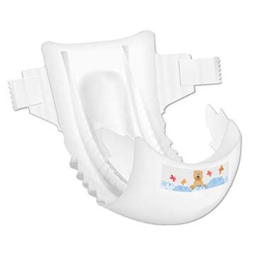 Bambo Nature Baby Diapers Classic, Size 1 (4-9 lbs), 28 Count