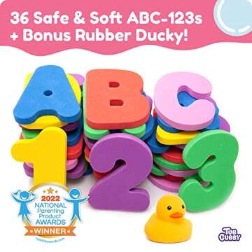 Tub Cubby Original Bath Toy Storage - Hanging Bath Toy Holder, with Suction & Adhesive Hooks, 14"x20" Mesh Net Shower Caddy for Kids Bathroom Decor, Bedroom Toy Organizer (Classic Storage + 26 Toys)