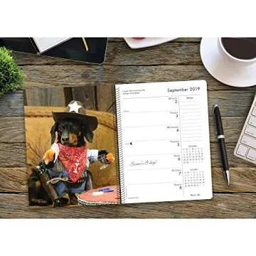 Crusoe the Celebrity Dachshund 2019 Engagement Calendar - Fun & Fetching!