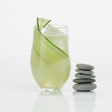 Aplós Calme Non Alcoholic Drink - Botanical Infused Calming Beverage Formulated to Relax and Unwind, Zero Sugar Beverage - 19.4 fl oz - 575ml