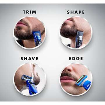 Gillette The All-Purpose Beard Trimmer, Razor & Edger