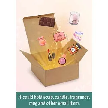 ValBox 8x8x4 Inches Gift Boxes 12 PCS Brown Paper Gift Boxes with Lids for Gifts, Wedding Present, Bridesmaid Proposal Box, Birthday Party Favor, Easy Assemble Box with 66ft Twine