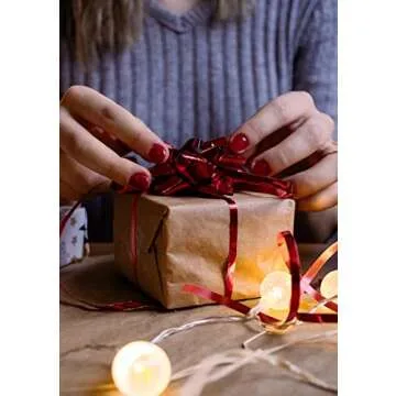 ValBox 8x8x4 Inches Gift Boxes 12 PCS Brown Paper Gift Boxes with Lids for Gifts, Wedding Present, Bridesmaid Proposal Box, Birthday Party Favor, Easy Assemble Box with 66ft Twine