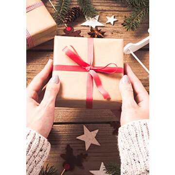 ValBox 8x8x4 Inches Gift Boxes 12 PCS Brown Paper Gift Boxes with Lids for Gifts, Wedding Present, Bridesmaid Proposal Box, Birthday Party Favor, Easy Assemble Box with 66ft Twine