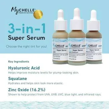MyCHELLE Light/Medium 3-in-1 Super Serum for Healthy Skin