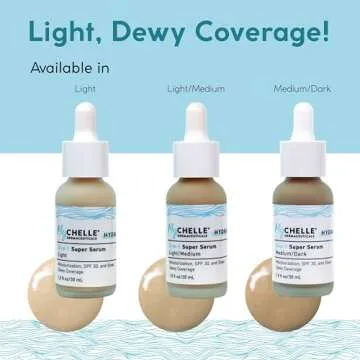 MyCHELLE Light/Medium 3-in-1 Super Serum for Healthy Skin