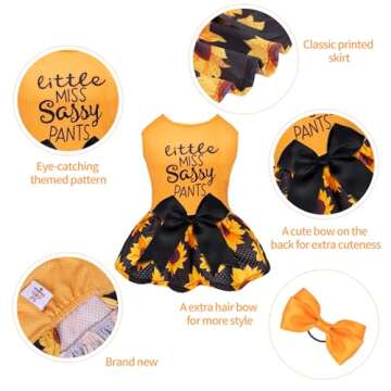 CuteBone Dog Mesh Dress Puppy Sundress Pet Outfit Summer Fashion for Small Dogs Girl Cat Clothes BF3...