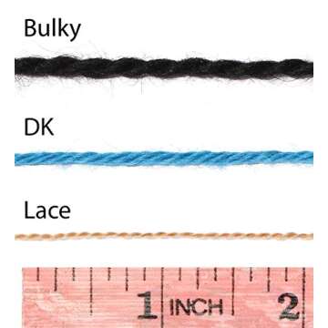 100% Baby Alpaca Yarn Wool Set of 3 Skeins DK Weight - Made in Peru - Heavenly Soft and Perfect for Knitting and Crocheting (Blue Jean, DK)