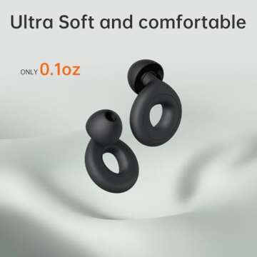 Kinglucky Noise Cancelling Ear Plugs for Sleeping and Travel