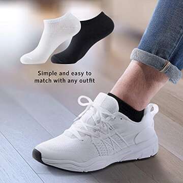 Eco-Friendly Low Ankle Socks – MONFOOT Multipack