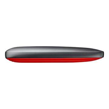 SAMSUNG X5 Portable SSD 2TB - Up to 2800MB/s -Thunderbolt 3 NVMe External Solid State Drive, Gray/Red (MU-PB2T0B/AM)