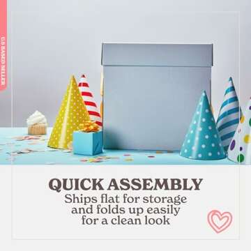 Spec101 Cake Boxes with Window 25pk 10 x 10 x 8in White Bakery Boxes, Disposable Cake Containers, Dessert Boxes