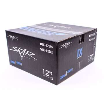 Skar Audio IX-12 D4 12" 500 Watt Dual Voice Coil Subwoofer