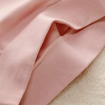 HAPPYMA Toddler Baby Girl Pants Sets Solid Color Long Sleeve Blouse Top + Pants Fall Winter Outfits Clothes 6 Months to 4T (Pink, 3-4T)