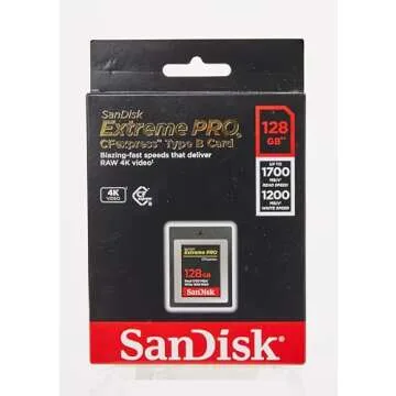 SanDisk 128GB Extreme PRO CFexpress Card for Professionals