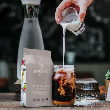 Organic Low Acid Decaf Coffee - Lifeboost 12oz