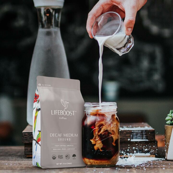 Organic Low Acid Decaf Coffee - Lifeboost 12oz