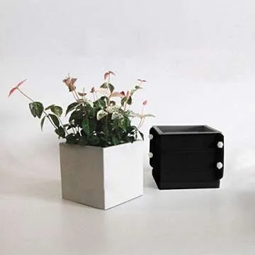 Square Plant Concrete Molds for DIY Crafts