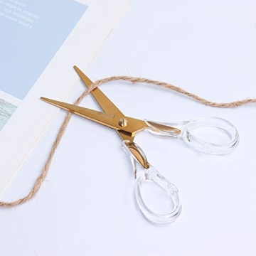 Stylish Gold Multipurpose Scissors for Office and Crafts