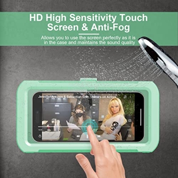 URROY Waterproof Shower Phone Holder with 360° Rotation