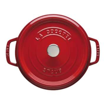 7-Qt. Round Dutch Oven Color: Cherry