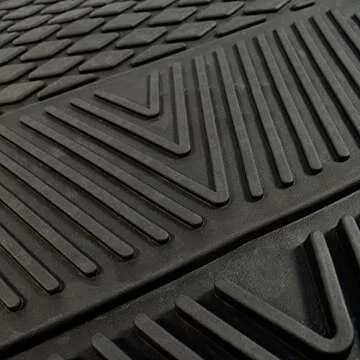 FANMATS 8920 Texas Tech Red Raiders 2-Piece Heavy Duty Vinyl Car Mat Set, Front Row Floor Mats, All Weather Protection, Universal Fit, Deep Resevoir Design