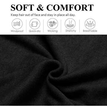 Elastic Non-Slip Soft Cloth Women's Headbands - 16 Pack