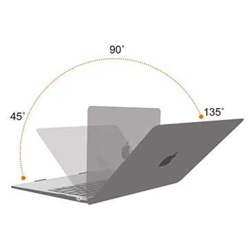 MOSISO Compatible with MacBook Air 13 inch Case 2022, 2021-2018 Release A2337 M1 A2179 A1932, Plastic Hard Shell&Keyboard Cover&Screen Film&Storage Bag for MacBook Air 13.3 inch Case, Gray
