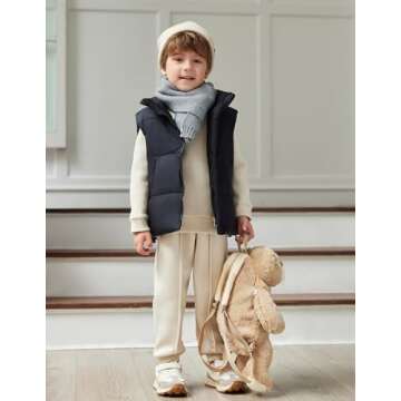 Arshiner Boy 2 Piece Outfits Solid Color Crewneck Sweatshirt Top Casual Pants Set Toddler Cute Fall Winter Outfits Size 2