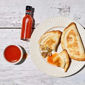 Thoughtfully Gourmet, Global Hot Sauce Gift Set, Internationally Inspired Flavors Include Puerto Rican Mango Habanero, Mexican Style Hot Sauce & More, Set of 4