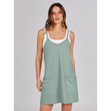 ANRABESS Summer Mini Romper Dress for Active Women