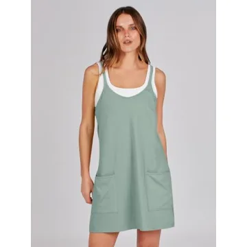ANRABESS Summer Mini Romper Dress for Active Women