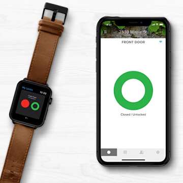 august Smart Lock Pro + Connect Wi-Fi Bridge, 3rd gen - Dark Gray, Compatible with Alexa, HomeKit & Zwave, Now With Smart Keypad for secure code entry