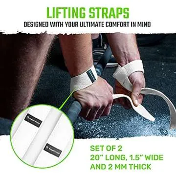 Gradient Fitness Lifting Straps | Premium Wrist Straps for Optimal Weightlifting Performance