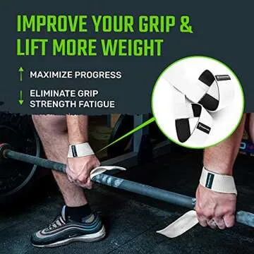 Gradient Fitness Lifting Straps for Weightlifting and Powerlifting