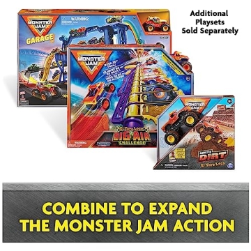 Monster Jam, Official 12-Pack of 1:64 Scale Die-Cast Monster Trucks for Boys and Girls, Kids Toys for Ages 4-6+, Amazon Exclusive