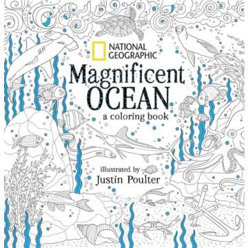 National Geographic Magnificent Ocean: A Coloring Book