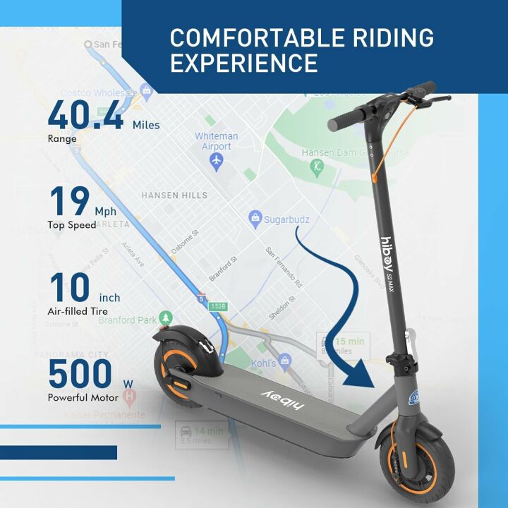 Hiboy S2 MAX Electric Scooter - Long Range & Fast