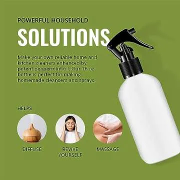 Lab Bulks 16 oz Peppermint Essential Oil for Home Use