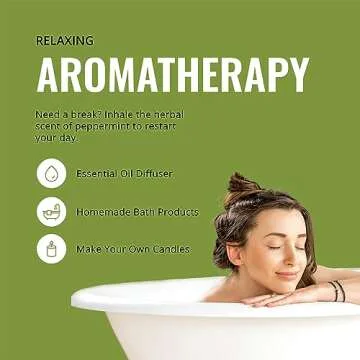 Lab Bulks 16 oz Peppermint Essential Oil for Home Use