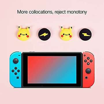 Adorable PERFECTSIGHT Cute Switch Thumb Grip Caps for All