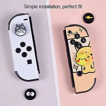 Adorable PERFECTSIGHT Cute Switch Thumb Grip Caps for All