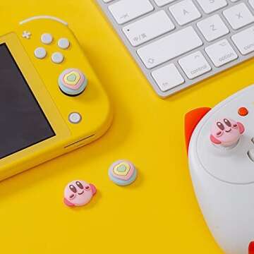 Adorable PERFECTSIGHT Cute Switch Thumb Grip Caps for All