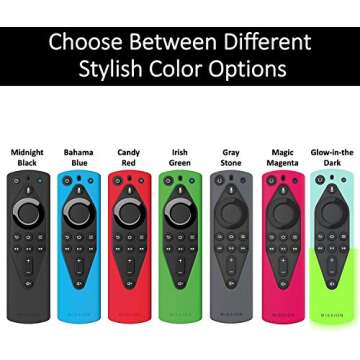 Mission Remote Case for The All-New Fire TV Voice Remote (Bahama Blue)