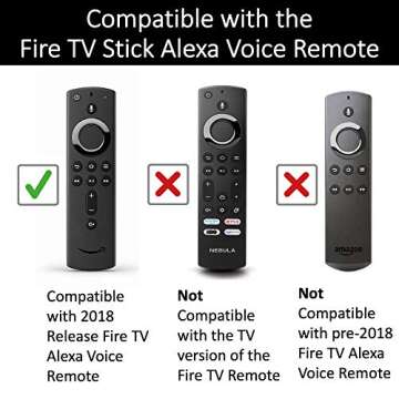 Mission Remote Case for Fire TV Alexa Remote - Bahama Blue